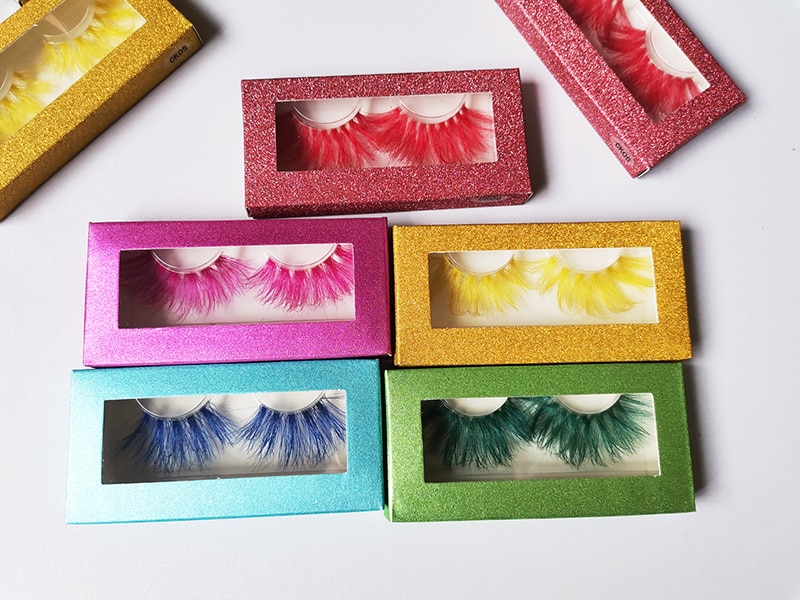 3D Faux Mink Colorful Eyelashes