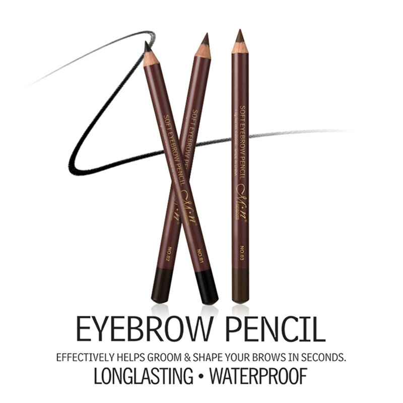 Waterproof Eye Brow Pencil 12 Pcs Set