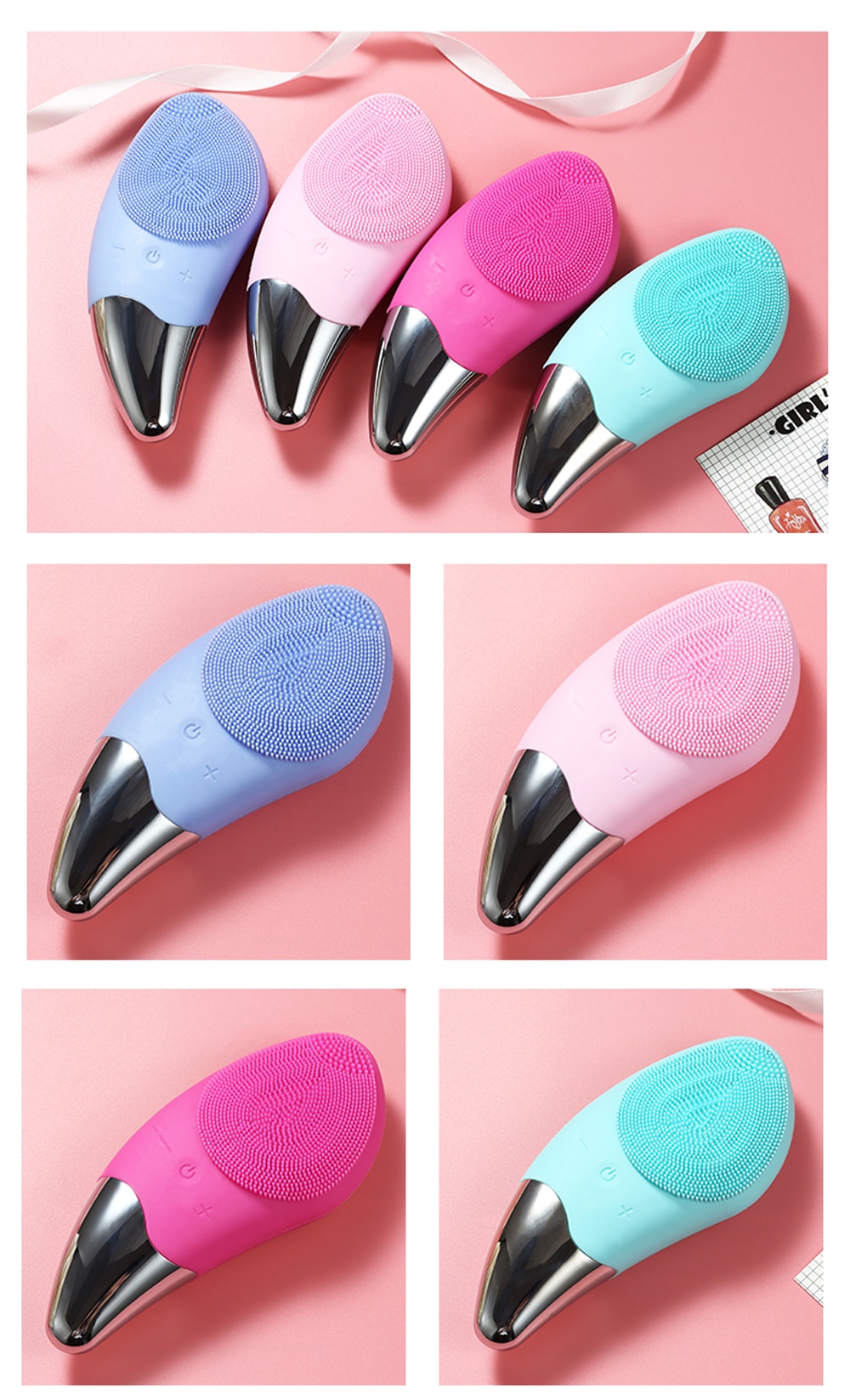 Vibration Face Cleansing Brush
