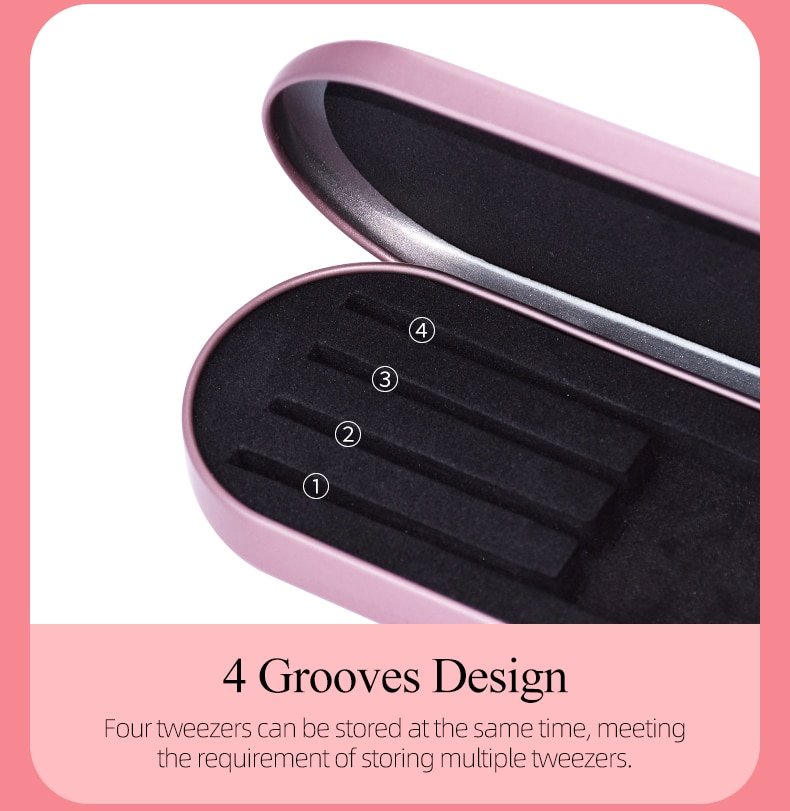 Eyelash Extension Storage Box with Brushes Set