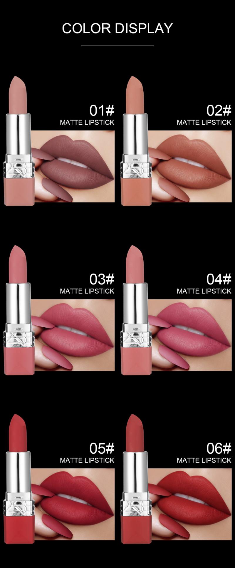 Matte Lipstick 3-12 Pcs Set