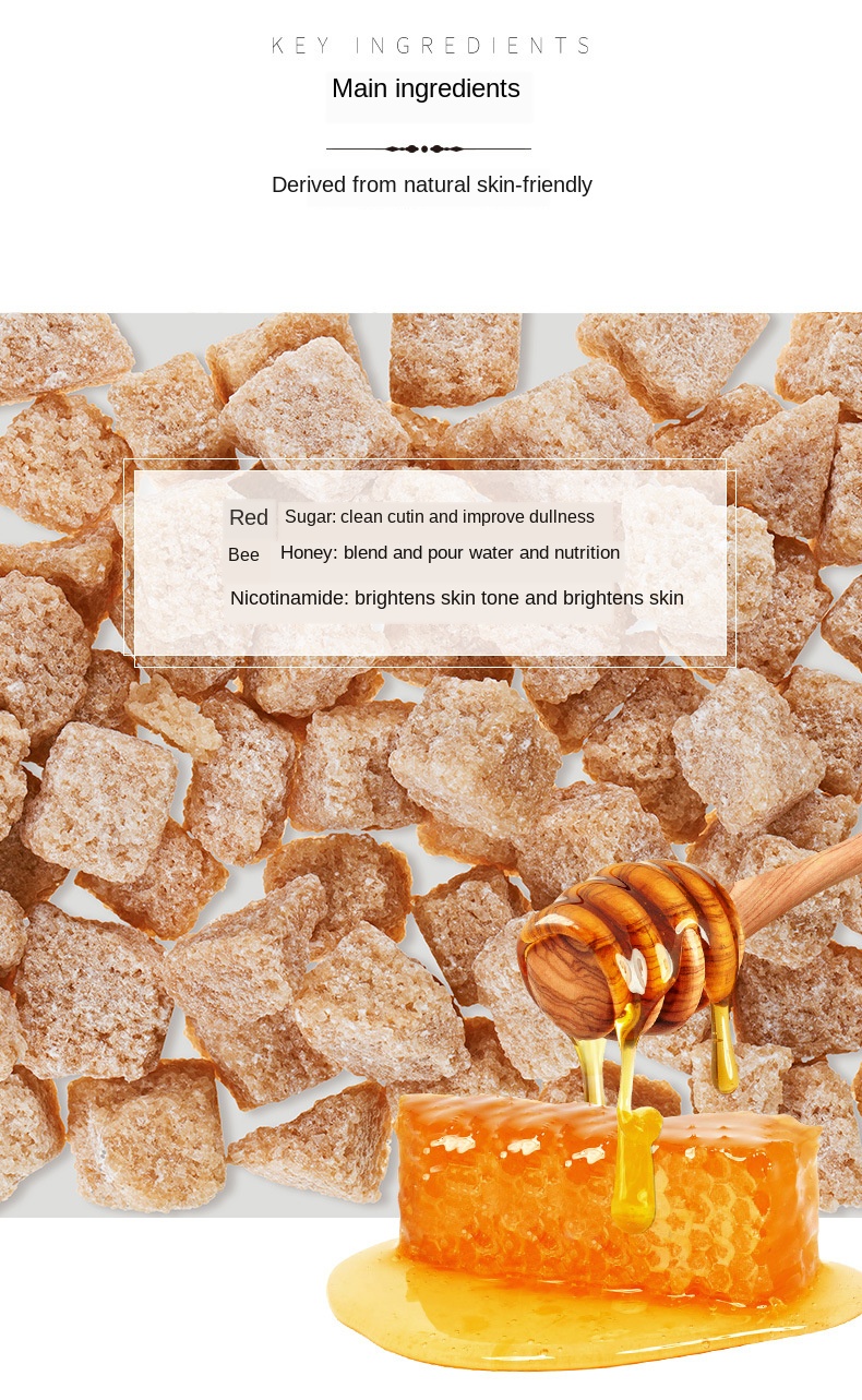 Honey and Brown Sugar Exfoliator for Face