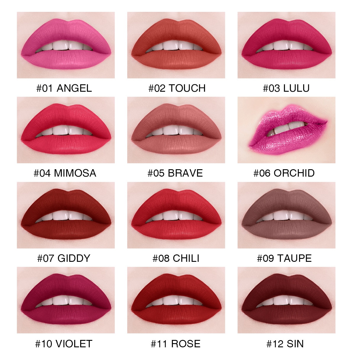 Velvet Matte Lip Gloss 3 Pcs Set