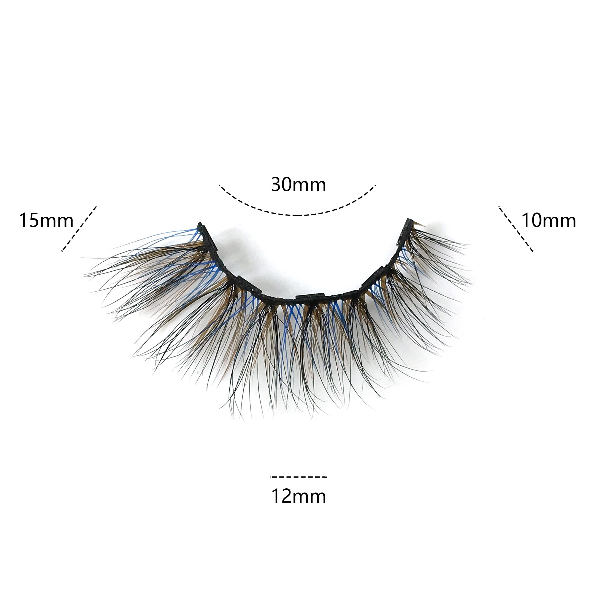 Color Magnetic Eyelashes with Crystal Case