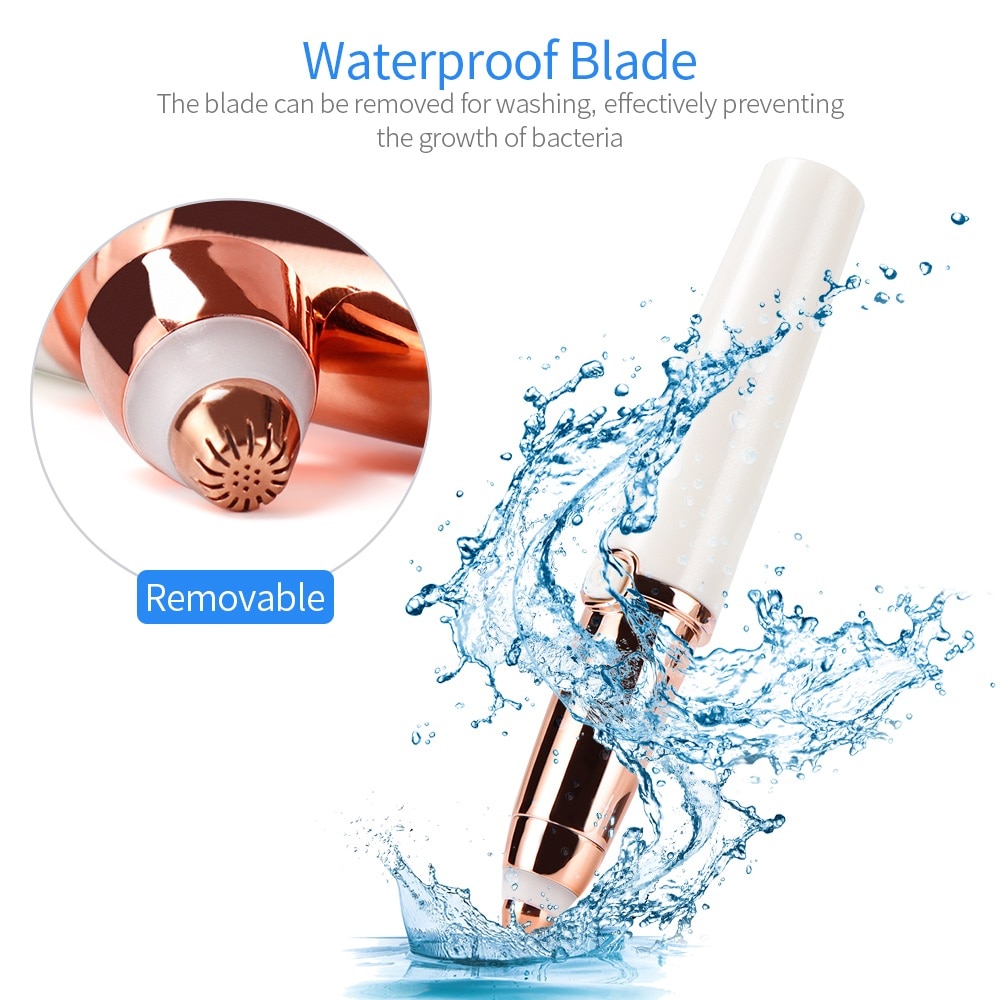 LED Indicator Electric Eyebrow Trimmer