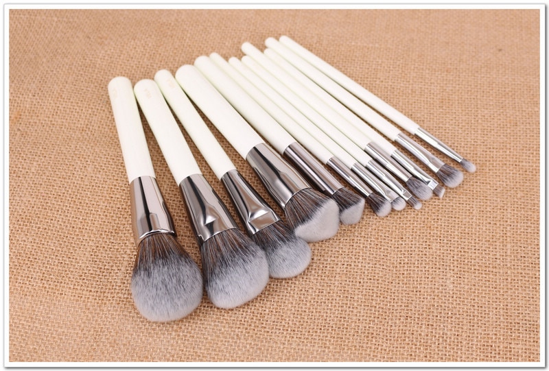 Professional Makeup Brushes Set with Case 12 Pcs