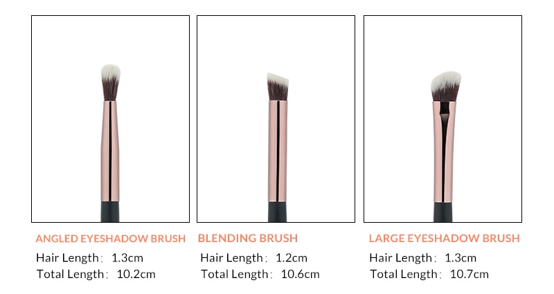 Travelling Mini Soft Makeup Brushes Set 9 Pcs