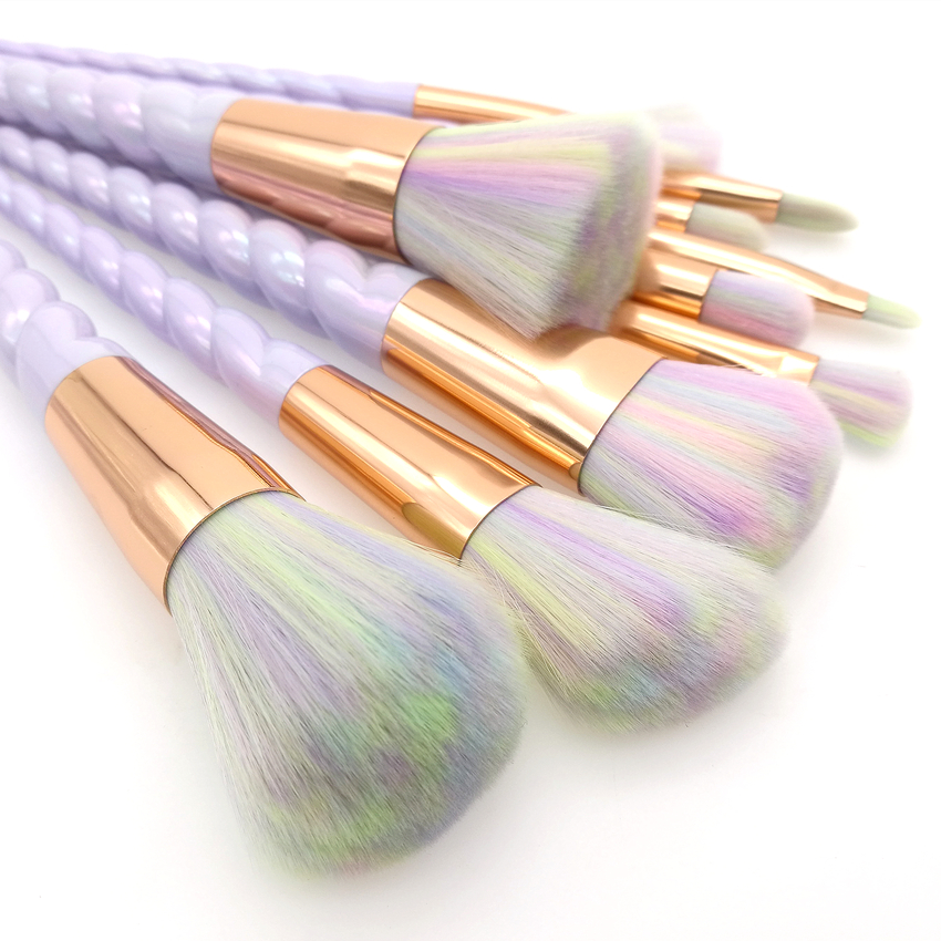 Unicorn Rainbow Makeup Brushes