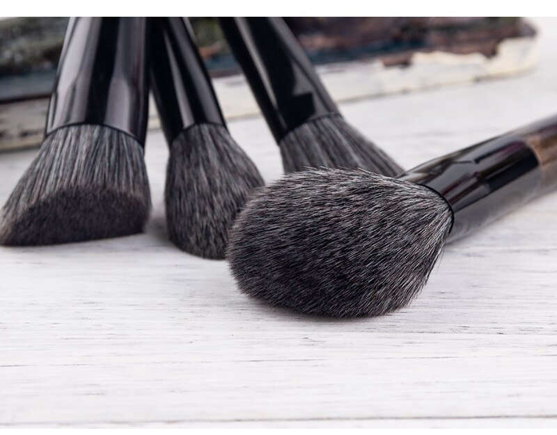 Professional Wood Handle Makeup Brush Set 15 Pcs