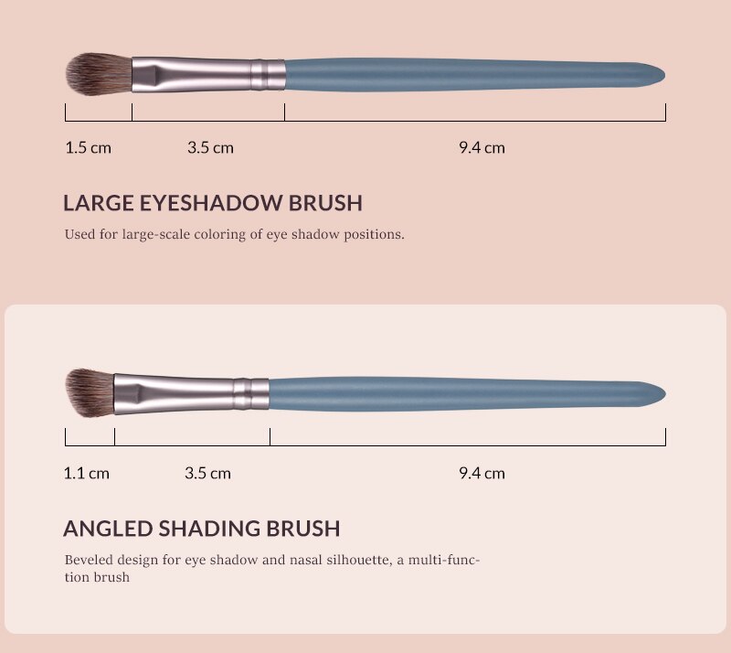 Women's Travelling Makeup Brush Set 8 Pcs