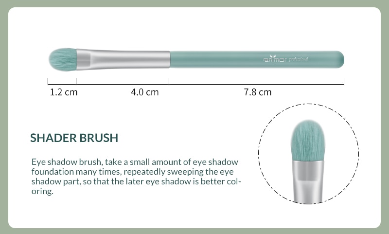 Women's Portable Facial Makeup Brush Set 7 Pcs