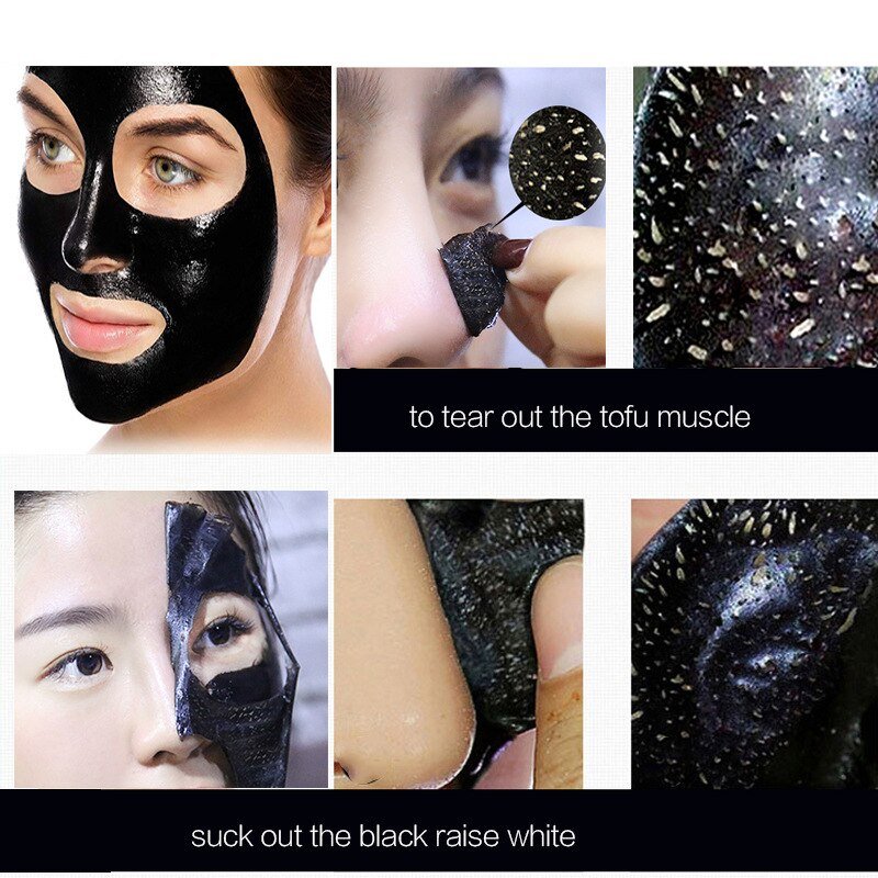 Bamboo Charcoal Blackhead Removing Facial Mask