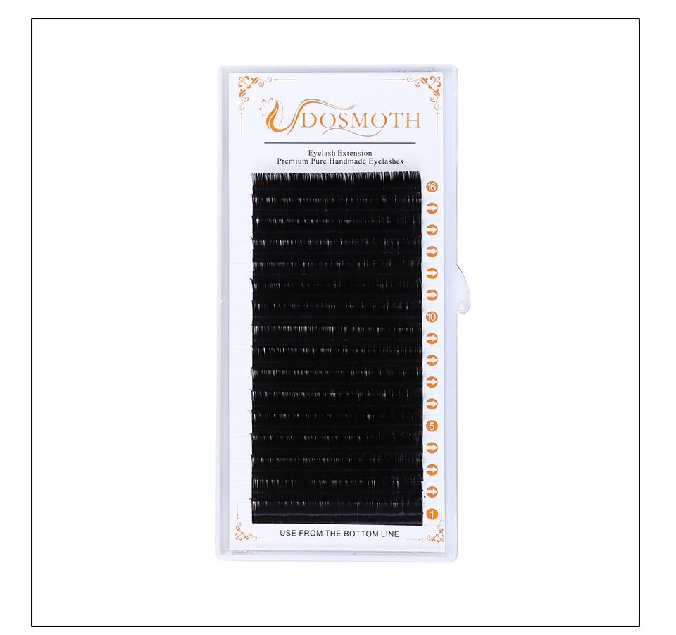0.03-0.20 mm Thickness Faux Eyelashes 16 Rows Set