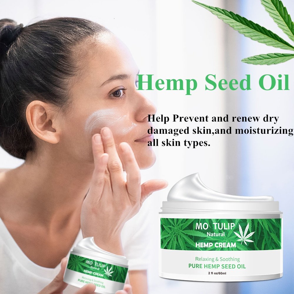 Hemp Seed Oil and Face Cream 2 Pcs Set